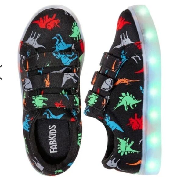 Dino Light Up Multi-Strap Sneaker - Picture 3 of 6